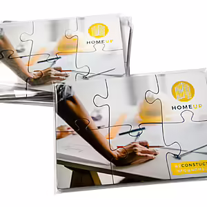 Puzzle Cards 6 pcs - 40 pack - Puzzle card, invitations, direct mail, promotional item, team building Puzzle Cards 6 pcs - 40 pack - 4 x 6 in