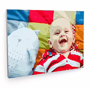 Custom Paint by Numbers 28x20 - FRAME - custom paint-by-numbers, paint-by-numbers kit, paint your photo, personalized paint-by-numbers Custom Paint by Numbers 28x20 - FRAME - Pieces