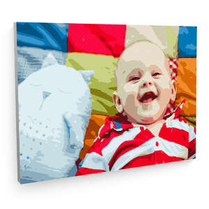 Custom Paint by Numbers 28x20 - FRAME -  Pieces
