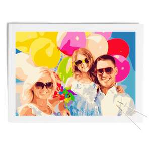 Paint by numbers 20x14 - DIY FRAME  -  Pieces