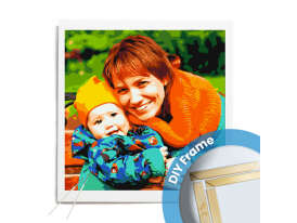 Custom Paint by Numbers 20x20 - DIY FRAME 