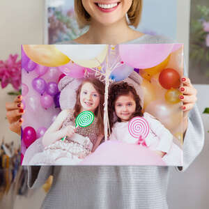  photo transformed into a custom canvas print